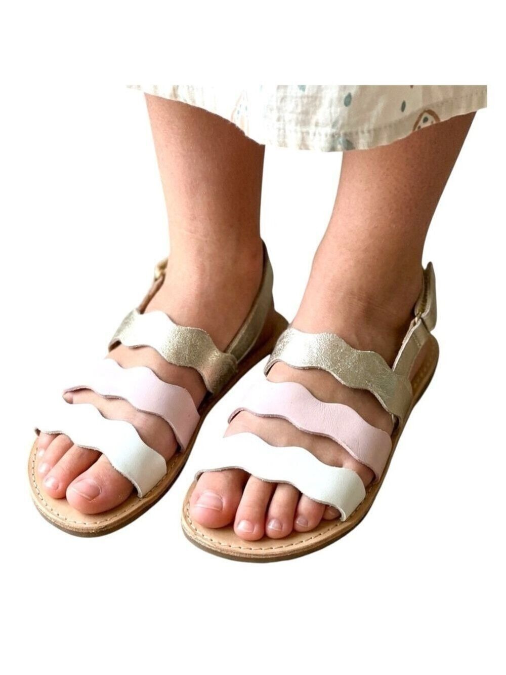 Dynasty Classics Size 13 Girl’s Multi-color Dressy Sandals